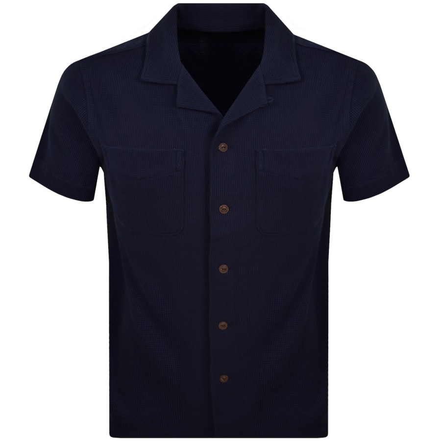 Ralph Lauren Short Sleeve Knit Shirt Navy | Mainline Menswear us